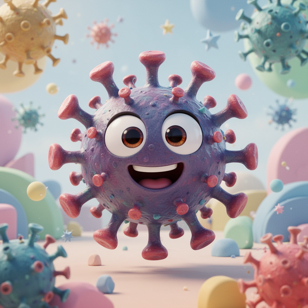 Covid molecule illustration